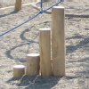 Robinie-Palisade-Spielagerät